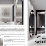 Welcoming contemporary entrance